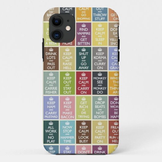 keep calm and… Case-Mate iPhoneケース (裏面)