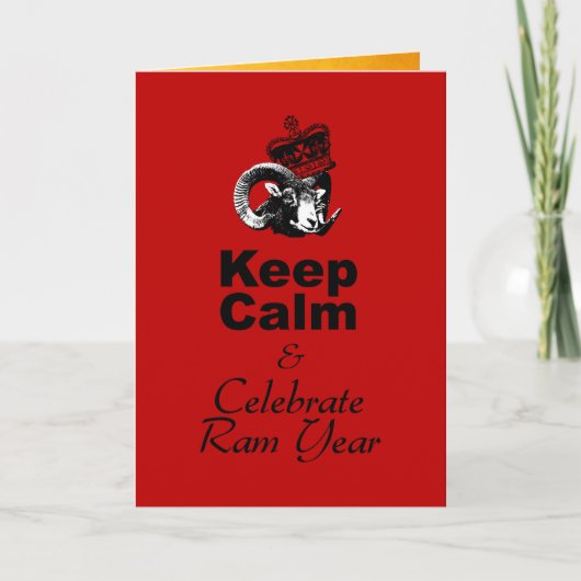 Keep Calm and Celebrate Goat Year 2025 VGC シーズンカード (正面)