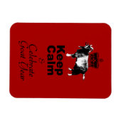 Keep Calm and Celebrate Goat Year 2027 Mg マグネット (横)