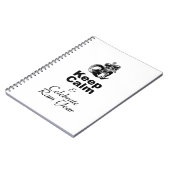 Keep Calm and Celebrate Ram Year 2027 NB1 ノートブック (左側)