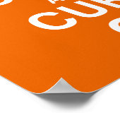 Keep Calm and Cure On Leukemia Cancer Poster ポスター (角)