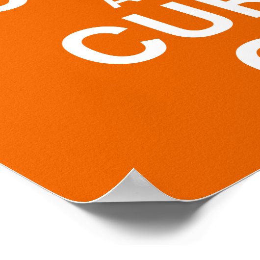 Keep Calm and Cure On Leukemia Cancer Poster ポスター (角)