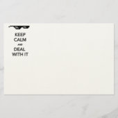 KEEP CALM and Deal with It 便箋 (正面)