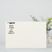 KEEP CALM and Deal with It 便箋 (スタンド正面)