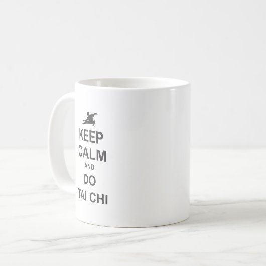 keep Calm and do Tai Chi コーヒーマグカップ (正面左)