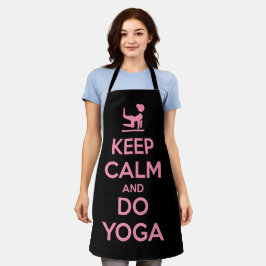 Keep Calm and Do Yoga エプロン