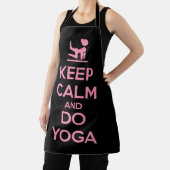 Keep Calm and Do Yoga エプロン (インサイチュ)