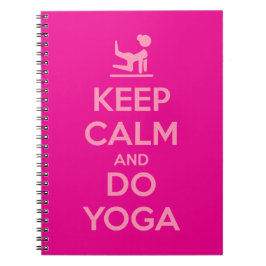 Keep Calm and Do Yoga ノートブック