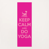 Keep Calm and Do Yoga ヨガマット (正面)
