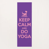 Keep Calm and Do Yoga ヨガマット (裏面)