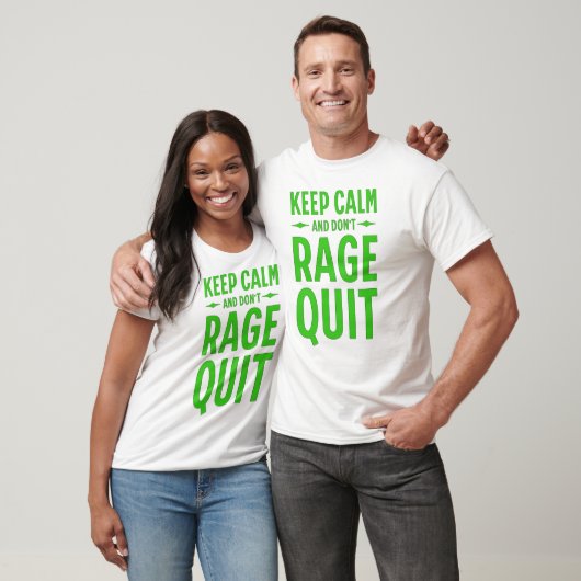 Keep Calm and Don´t Rage Quit Tシャツ (ユニセックス)