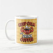 Keep Calm and Drink  コーヒーマグカップ (左)