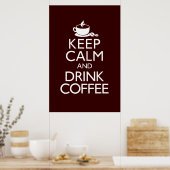 Keep Calm and Drink Coffee Poster ポスター (キッチン)