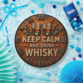 Keep Calm and Drink Whiskey ペーパープレート (パーティー)