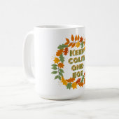 Keep calm and eat コーヒーマグカップ (正面左)