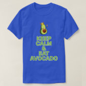 Keep calm and eat avocado tシャツ (デザイン正面)