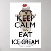Keep Calm and Eat Ice Cream ポスター (正面)