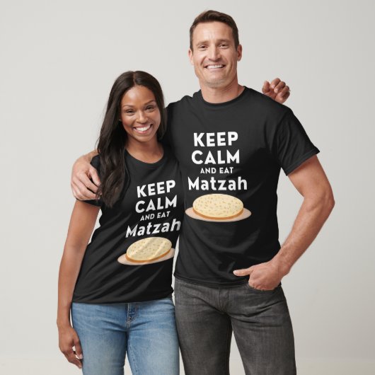 Keep Calm And Eat Matzah Passover Quote Matzah Pla Tシャツ (ユニセックス)