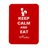 Keep Calm and Eat Natas Flexible magnet. マグネット (縦)