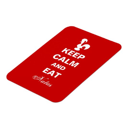 Keep Calm and Eat Natas Flexible magnet. マグネット (左側)