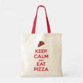 Keep Calm and Eat Pizza 2 トートバッグ (裏面)