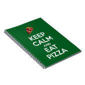 Keep Calm and Eat Pizza 2 ノートブック (右側)
