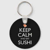 Keep Calm And Eat Sushi キーホルダー (正面)
