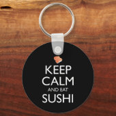 Keep Calm And Eat Sushi キーホルダー (裏面)