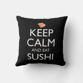 Keep Calm And Eat Sushi クッション (裏面)