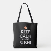 Keep Calm And Eat Sushi トートバッグ (裏面)