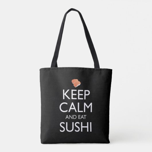 Keep Calm And Eat Sushi トートバッグ (裏面)