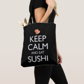 Keep Calm And Eat Sushi トートバッグ (クローズアップ)