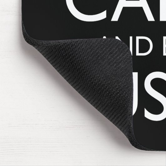 Keep Calm And Eat Sushi マウスパッド (コーナー)