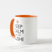 Keep Calm And Eat Sushi マグカップ (正面左)