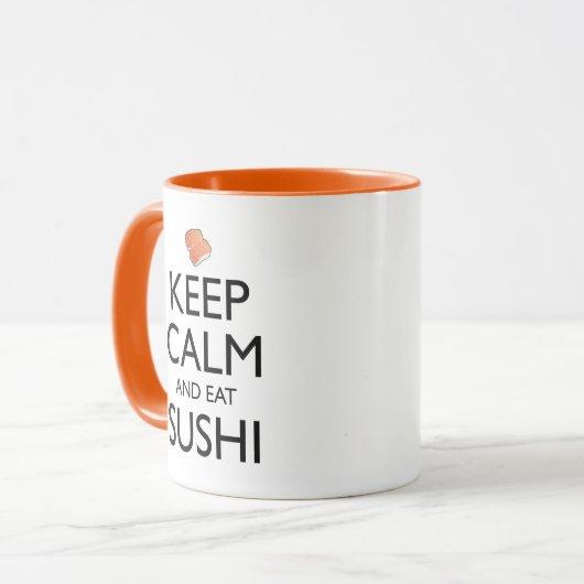 Keep Calm And Eat Sushi マグカップ (正面左)
