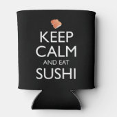 Keep Calm And Eat Sushi 缶クーラー (裏面)