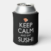 Keep Calm And Eat Sushi 缶クーラー (缶裏面)