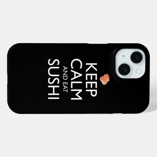 Keep Calm And Eat Sushi Case-Mate iPhoneケース (裏面 (横))