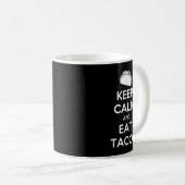 Keep Calm And Eat Tacos T-Shirt Christmas  コーヒーマグカップ (正面右)
