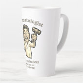 Keep calm and fix the fracture TRAUMATOLOGIST MD カフェラテマグ (右アングル)