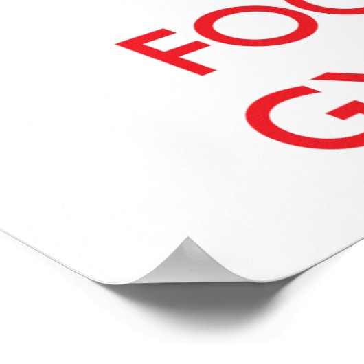 Keep Calm and focus on Gymnastic ポスター (角)