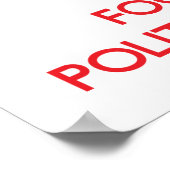 Keep Calm and focus on Political Science ポスター (角)