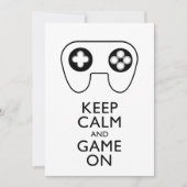 KEEP CALM AND GAME ON - ゲームパッド (正面)