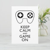 KEEP CALM AND GAME ON - ゲームパッド (スタンド正面)