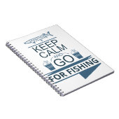 Keep calm and go for fishing ノートブック (右側)