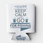 Keep calm and go for fishing 缶クーラー (裏面)
