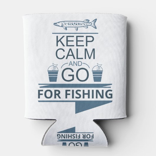 Keep calm and go for fishing 缶クーラー (裏面)