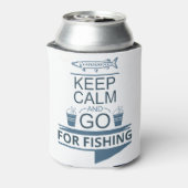 Keep calm and go for fishing 缶クーラー (缶裏面)