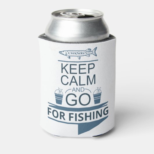 Keep calm and go for fishing 缶クーラー (缶裏面)