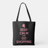 Keep Calm and Go Shopping トートバッグ (裏面)